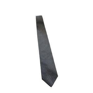 Valentino Cravatte Tie Geometric Cubes Gold White‎ Blue